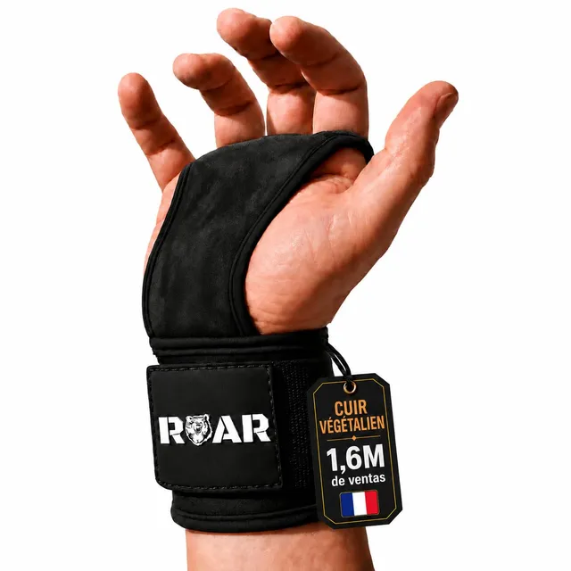 roar-maniques-crossfit-grips-taille-l-paume-cuir-vegan image 1