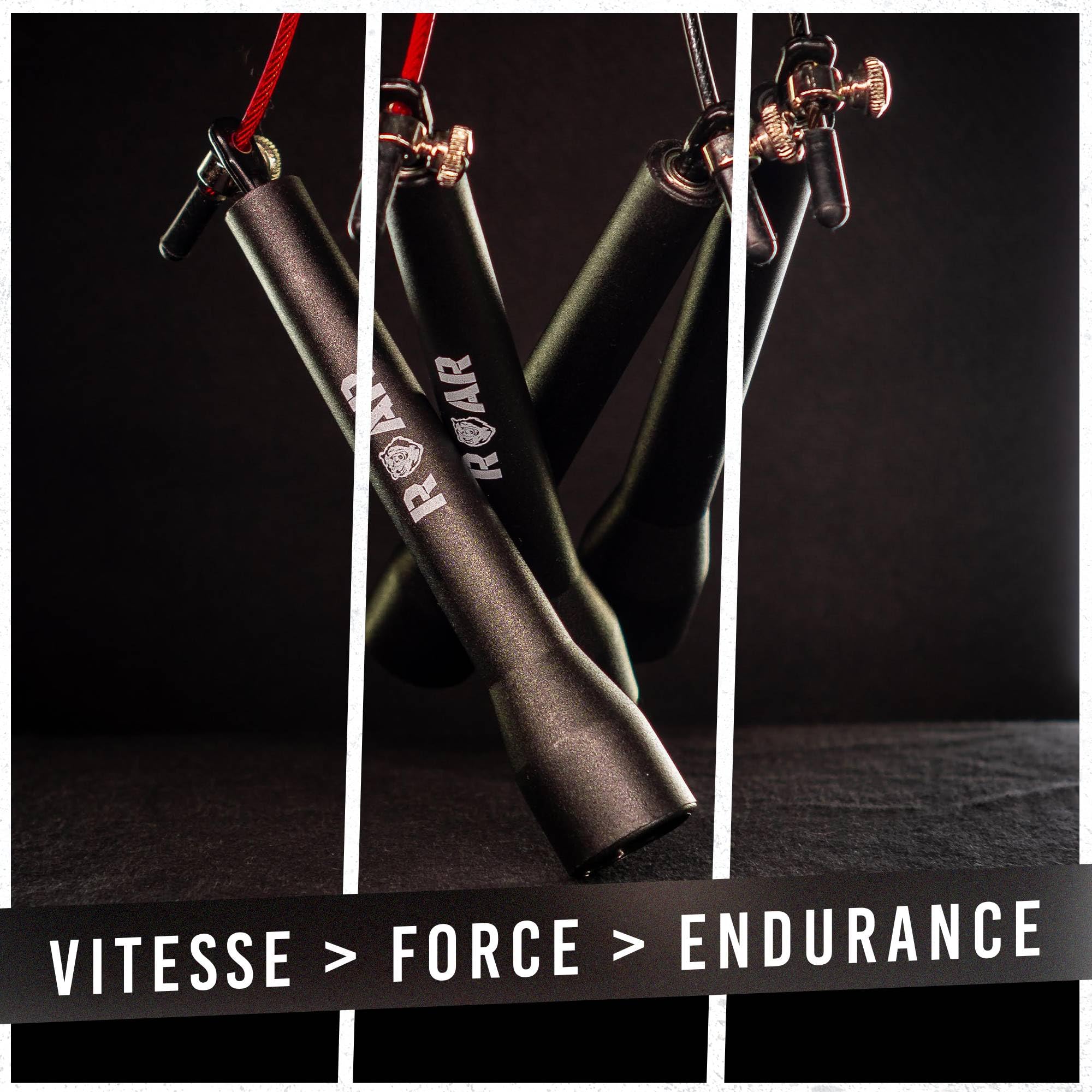 roar-corde-sauter-crossfit-speed-rope-noir-rouge-r-glable image 4