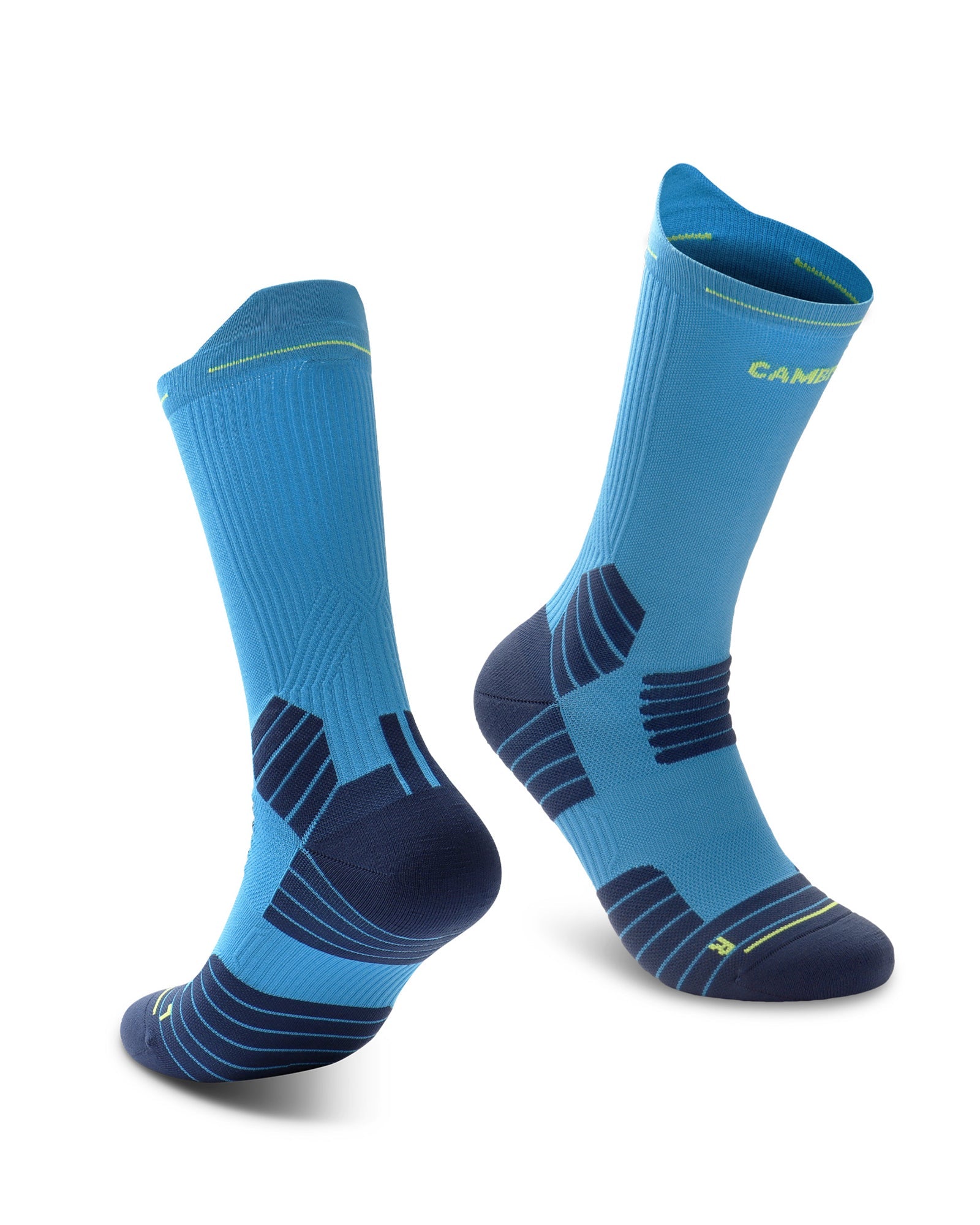 cambivo-hiking-socks-chaussettes-compression-2-paires-noires image 3