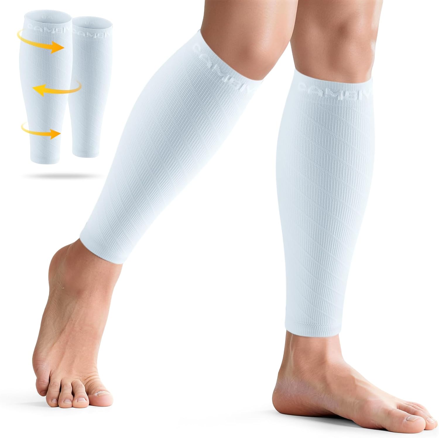 cambivo-calf-sleeves-manchon-mollet-compression-noir-paire image 7