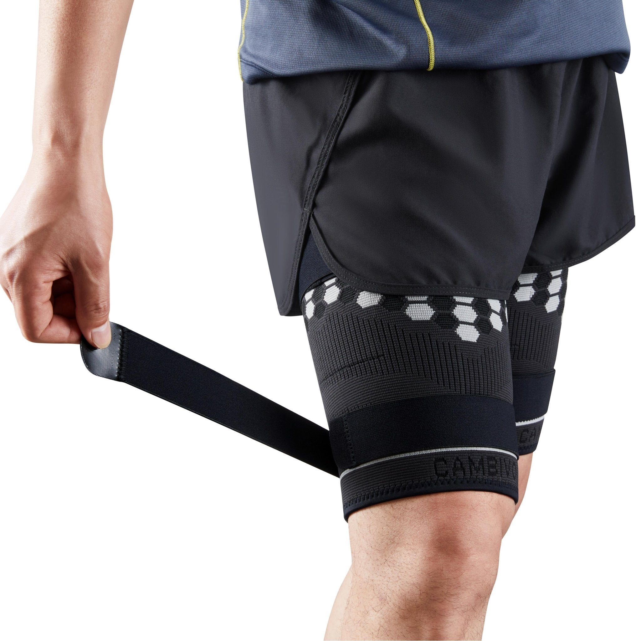 cambivo-calf-sleeves-manchon-cuisse-compression-noir-lot-2 image 2
