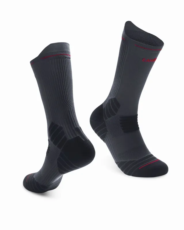 cambivo-hiking-socks-chaussettes-compression-2-paires-noires image 1