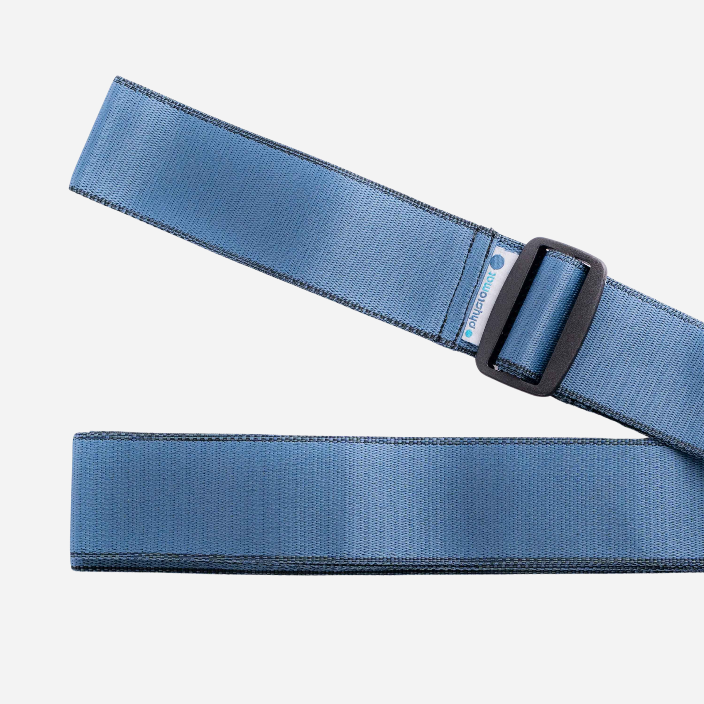 physiomat-disques-et-sangle-sangle-yoga-r-glable-bleue-non-lastique image 2