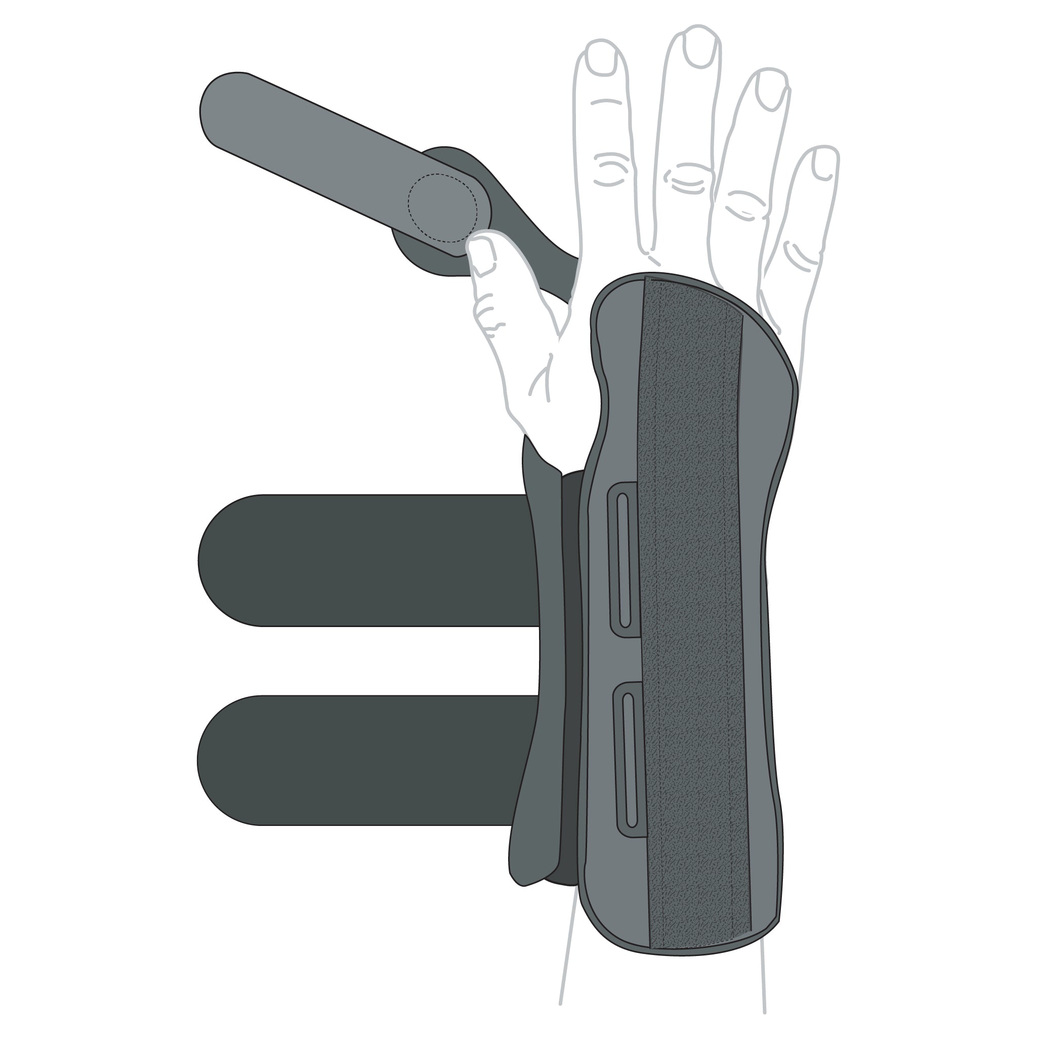 ezywrap-talon-1102-attelle-poignet-courte-gauche image 6