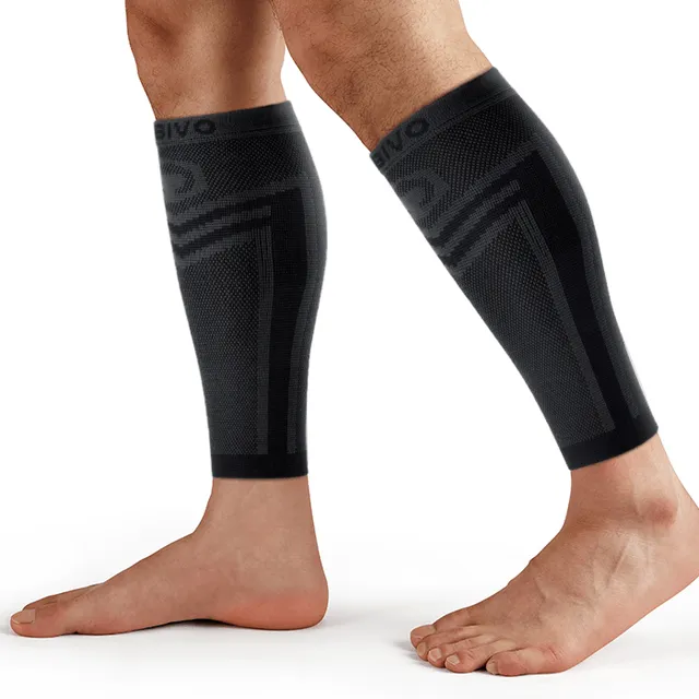 cambivo-calf-sleeves-manchon-mollet-compression-paire-noir-s-m image 1