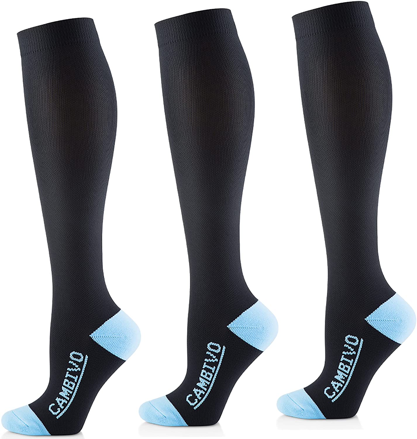 cambivo-compression-socks-chaussettes-contention-bleues-3-paires-20-30-mmhg image 3