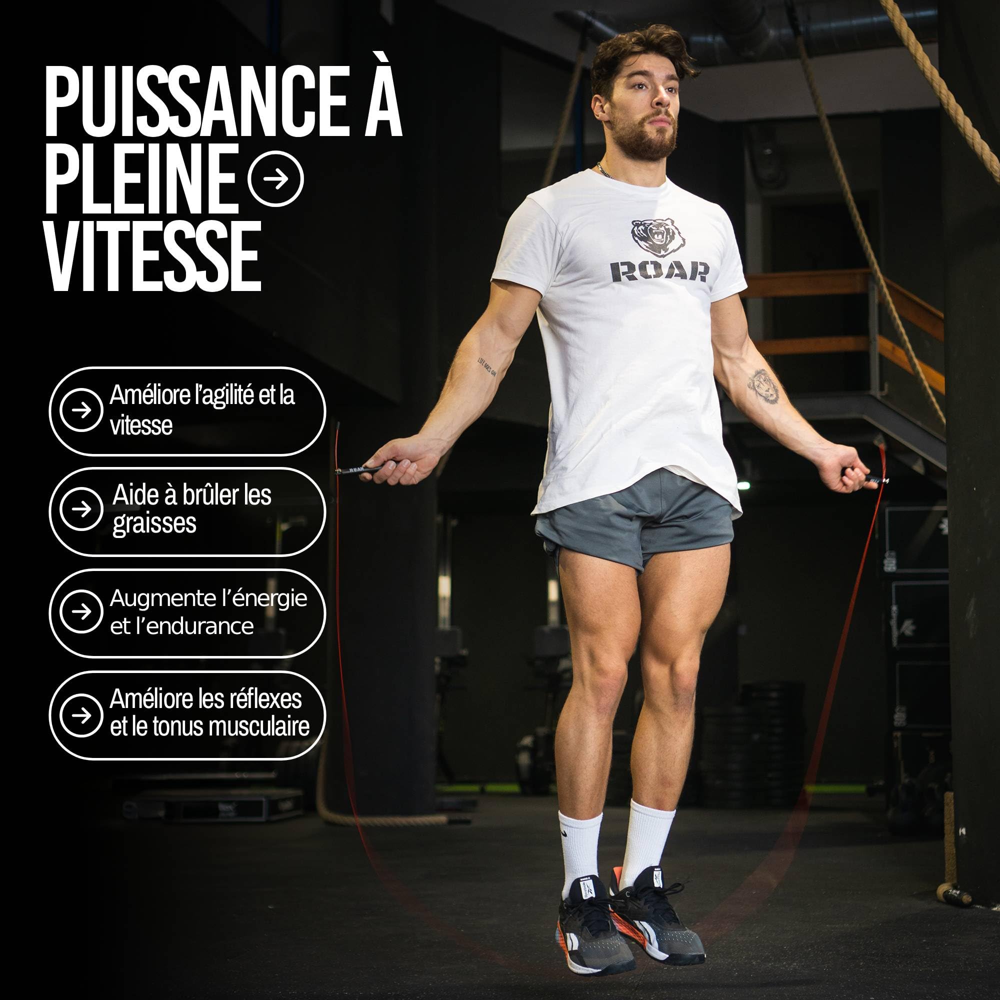 roar-corde-sauter-crossfit-speed-rope-noir-rouge-r-glable image 2