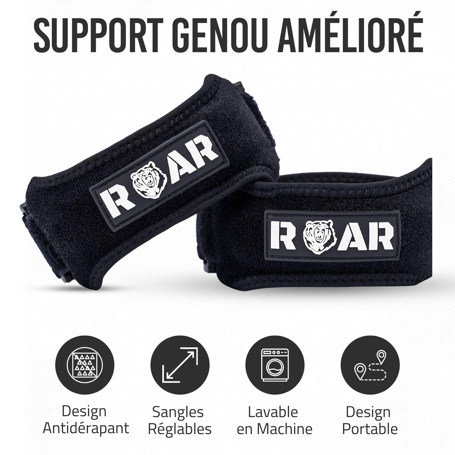 roar-genouill-re-rotulienne-strap-noir-x2-silicone image 7