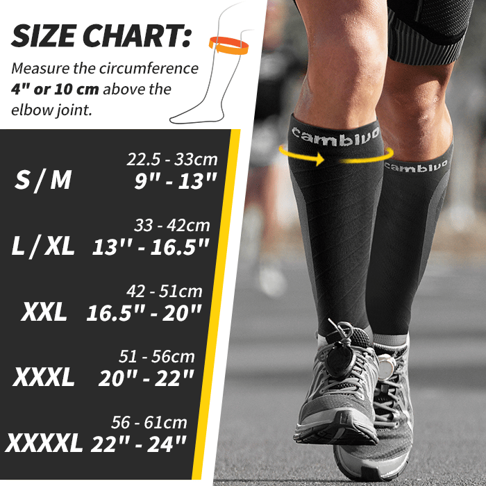 cambivo-calf-sleeves-manchons-mollets-compression-3-paires-noir image 5