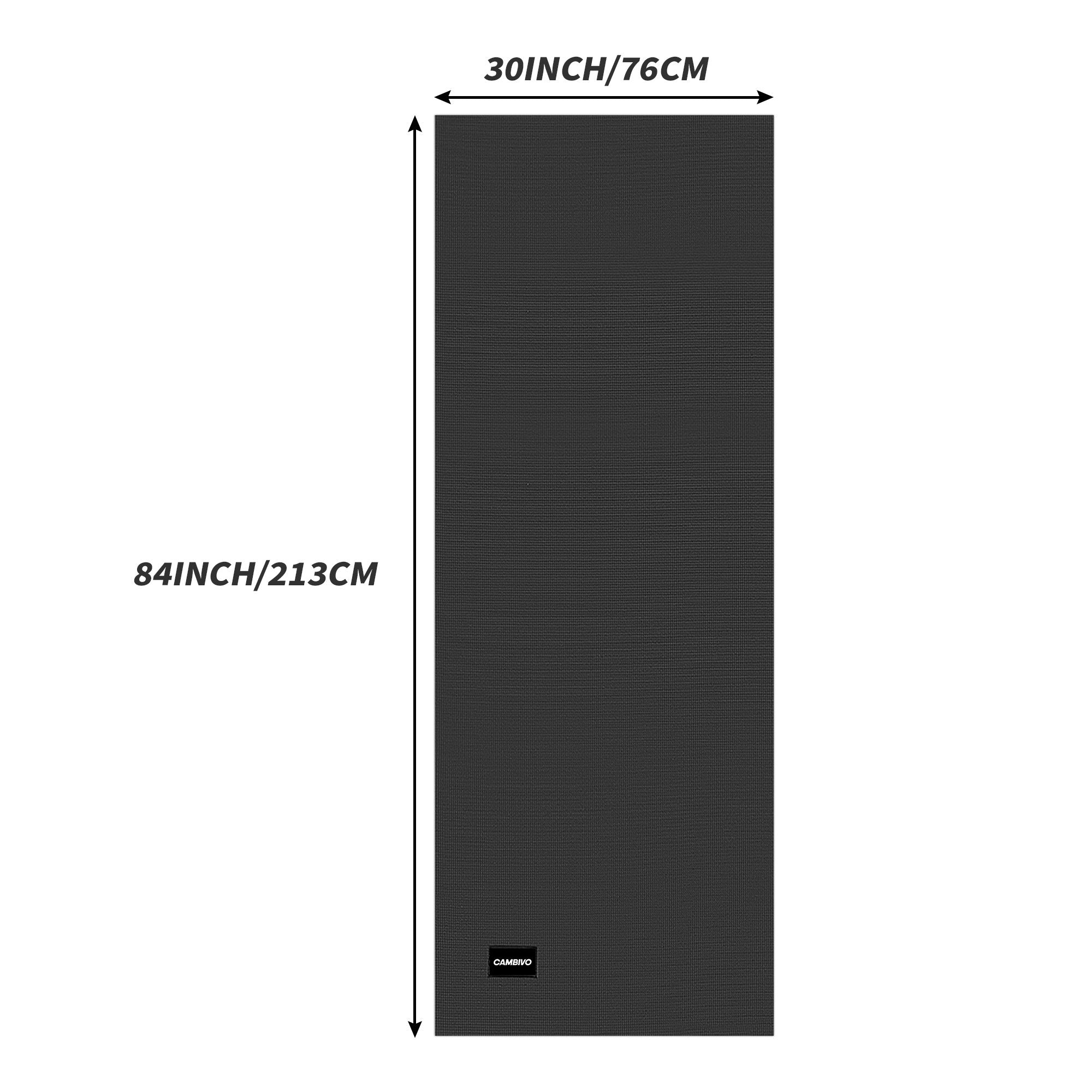 cambivo-yoga-mats-tapis-yoga-long-noir-6-mm-extra-large image 5