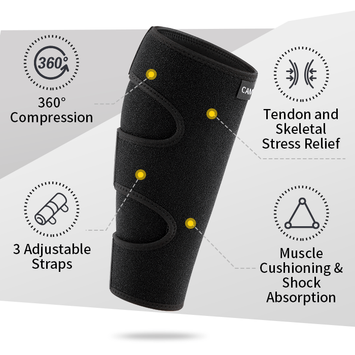 cambivo-calf-sleeves-manchon-mollet-lot-de-2-noir-r-glable image 2