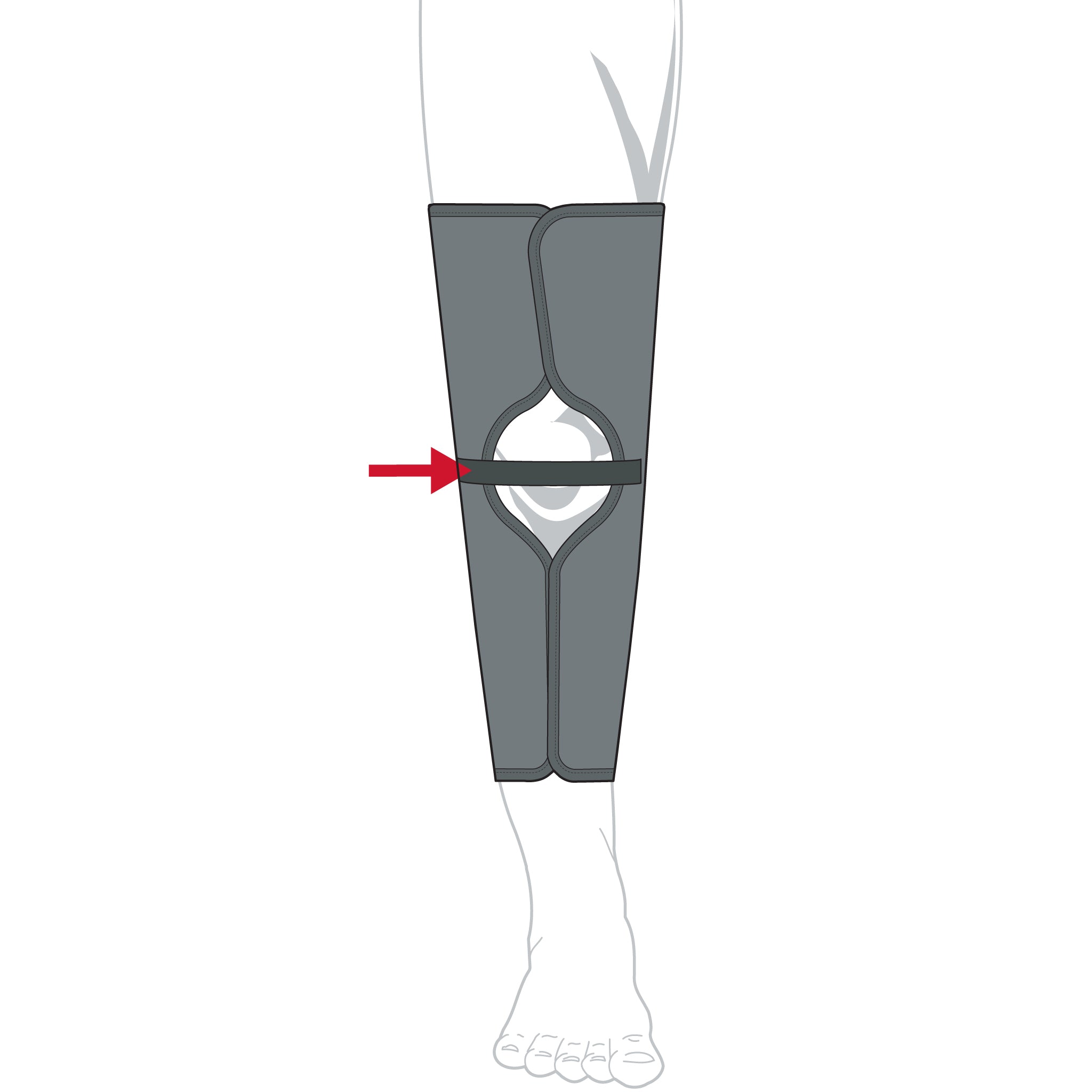 ezywrap-knee-attelle-genou-immobilisation-baleines-taille-m image 8