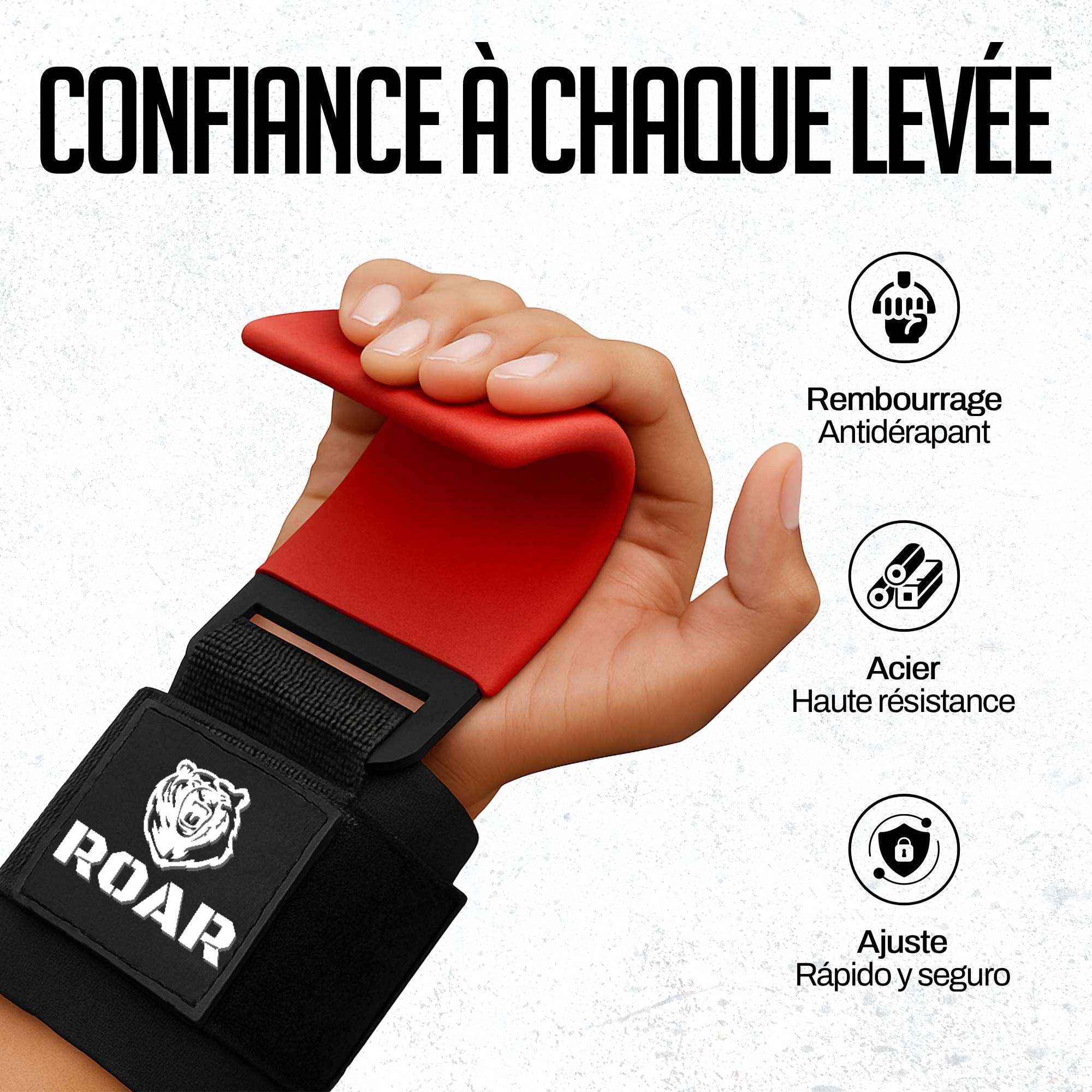 roar-sangles-et-crochets-musculation-rouge-acier image 3