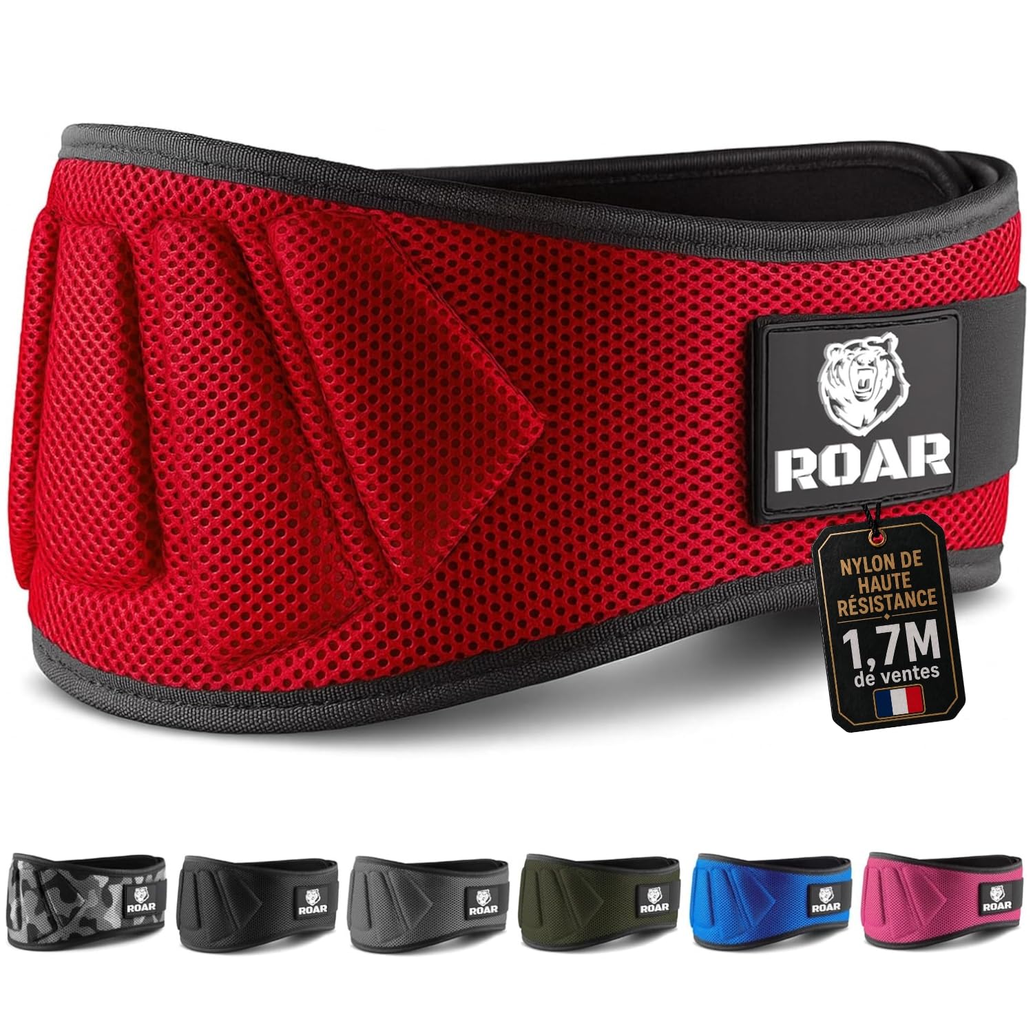 roar-ceinture-musculation-n-opr-ne-rouge-s-lombaire image 1