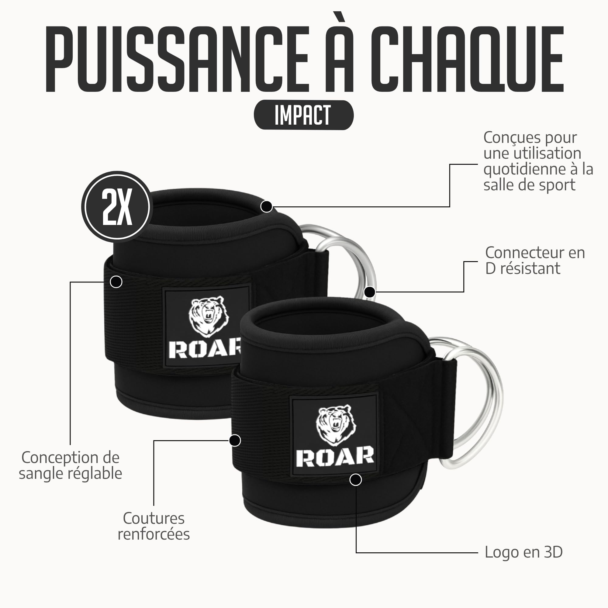 roar-sangles-cheville-poulie-noires-paire-n-opr-ne image 3