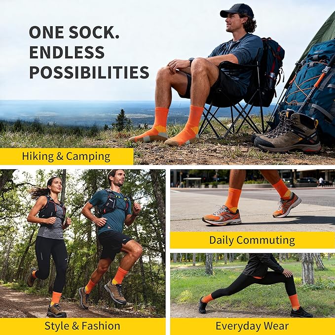 cambivo-hiking-socks-chaussettes-laine-randonn-e-2-paires-rouge image 6