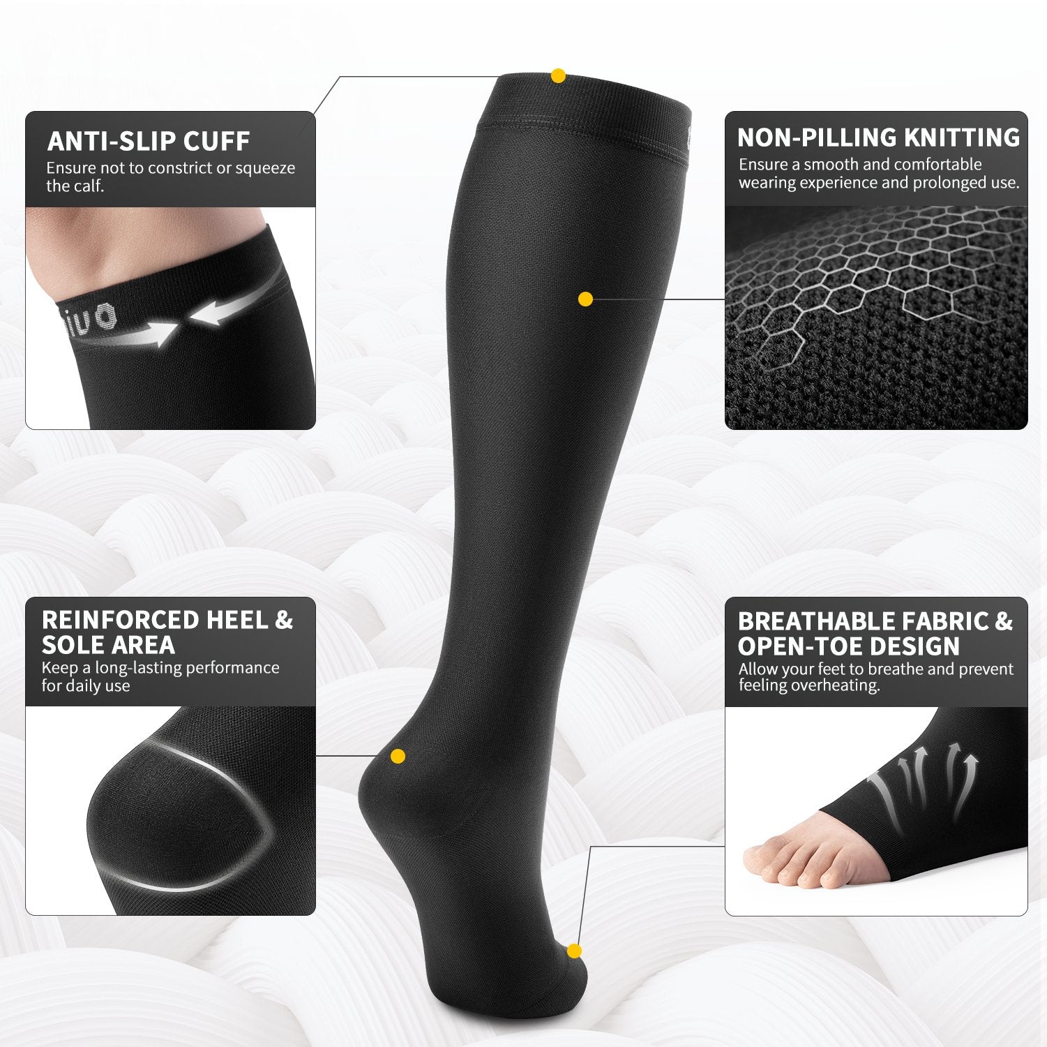 cambivo-ankle-support-chevill-re-compression-paire-noire-taille-m image 2