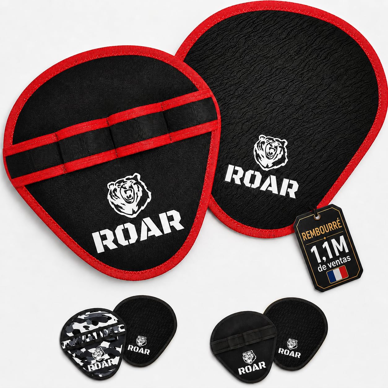 roar-grip-power-pads-maniques-gym-anti-callosit-s image 1