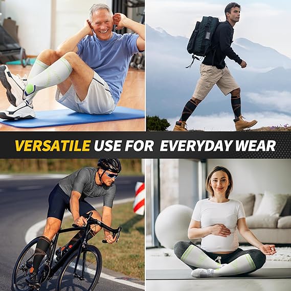 cambivo-compression-socks-chaussettes-contention-15-20-mmhg-2-paires-noir image 6
