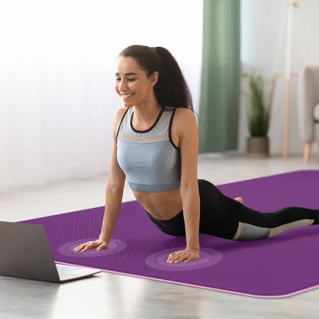 cambivo-yoga-mats-tapis-yoga-large-noir-6mm-antid-rapant image 1