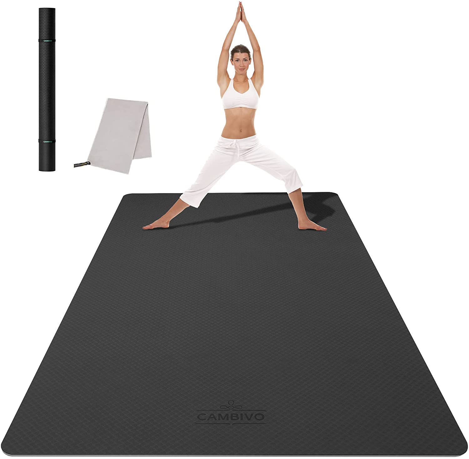 cambivo-yoga-mats-grand-tapis-yoga-large-183x122cm-6mm-noir image 1