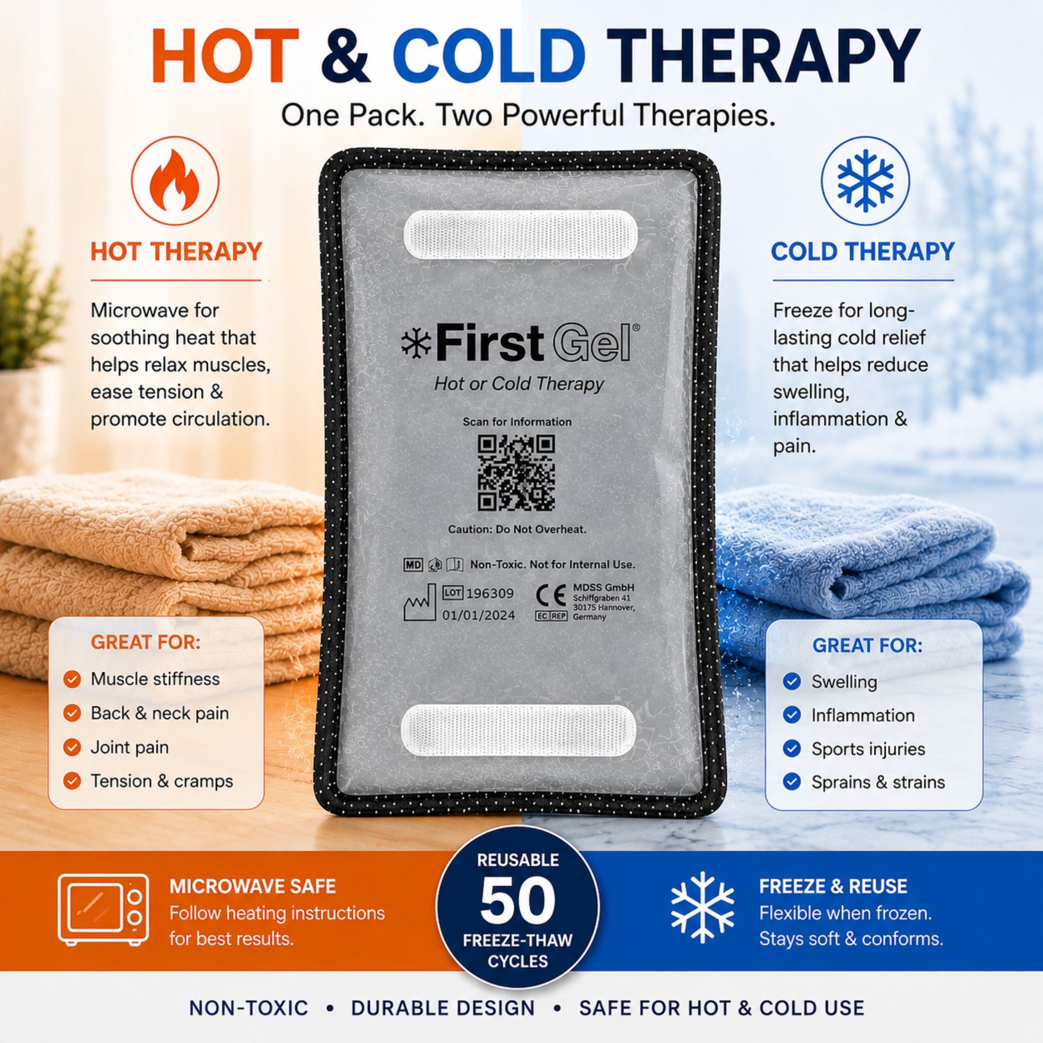 first-gel-0230-pack-gel-chaud-froid-6x10-lot-de-2 image 4