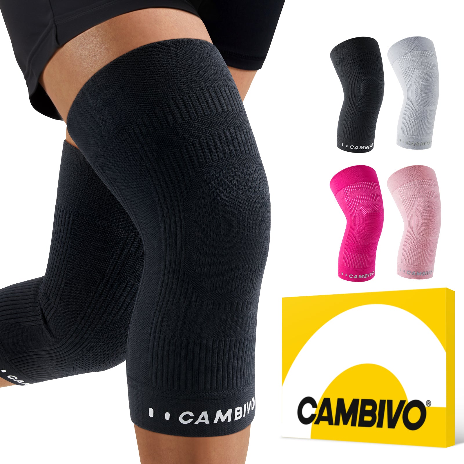 cambivo-elite-motion-genouill-re-fine-noire-lot-2-ultra-l-g-re image 1