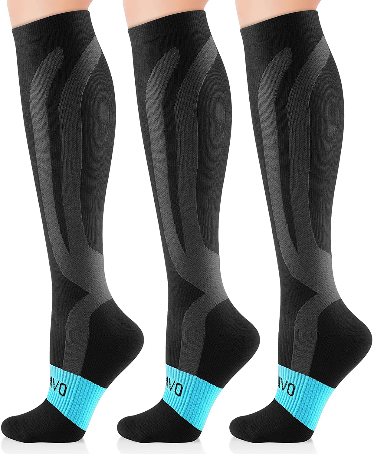cambivo-compression-socks-chaussettes-compression-lot-3-20-30-mmhg image 3