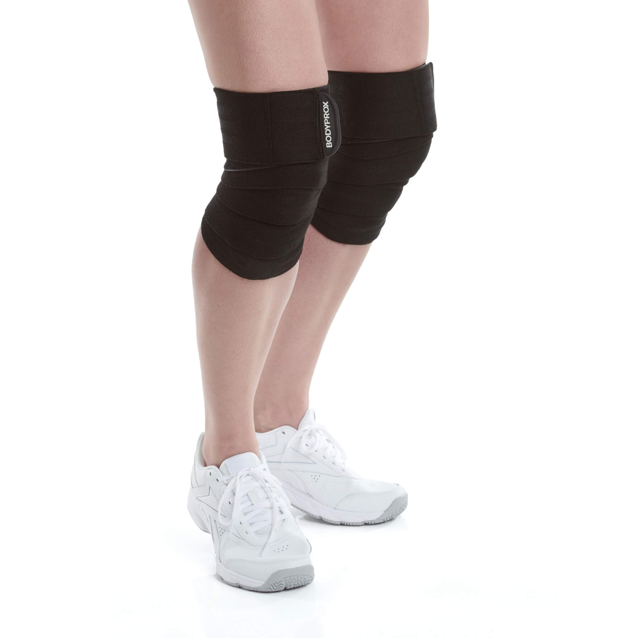 bodyprox-compression-wear-bandes-genou-knee-wraps-76-x2-squat image 1