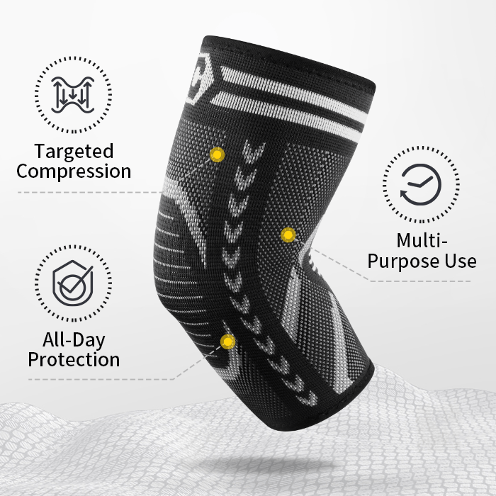 cambivo-elbow-braces-coudi-re-tennis-gris-lot-de-2-compression image 2