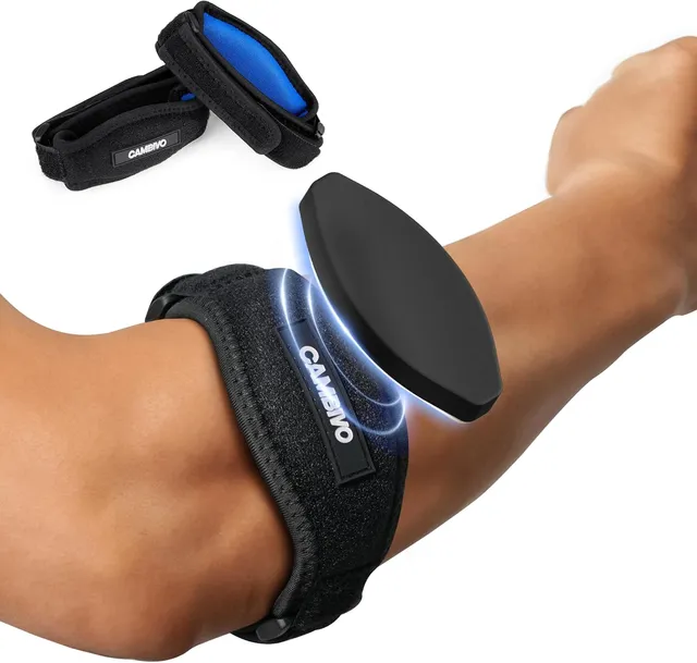 cambivo-elbow-braces-sangle-coude-tennis-noir-lot-2 image 1