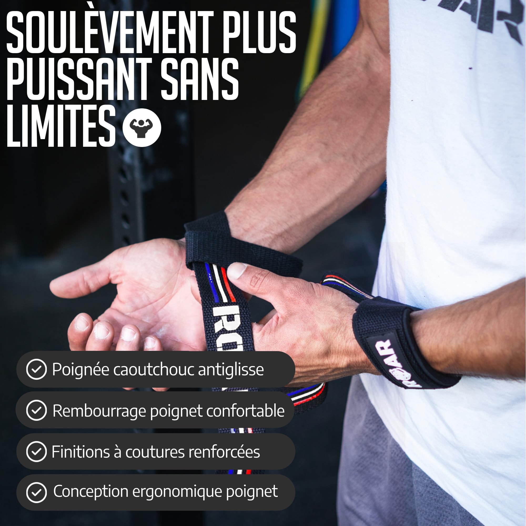 roar-sangles-levage-musculation-coton-la-france-poignet image 2