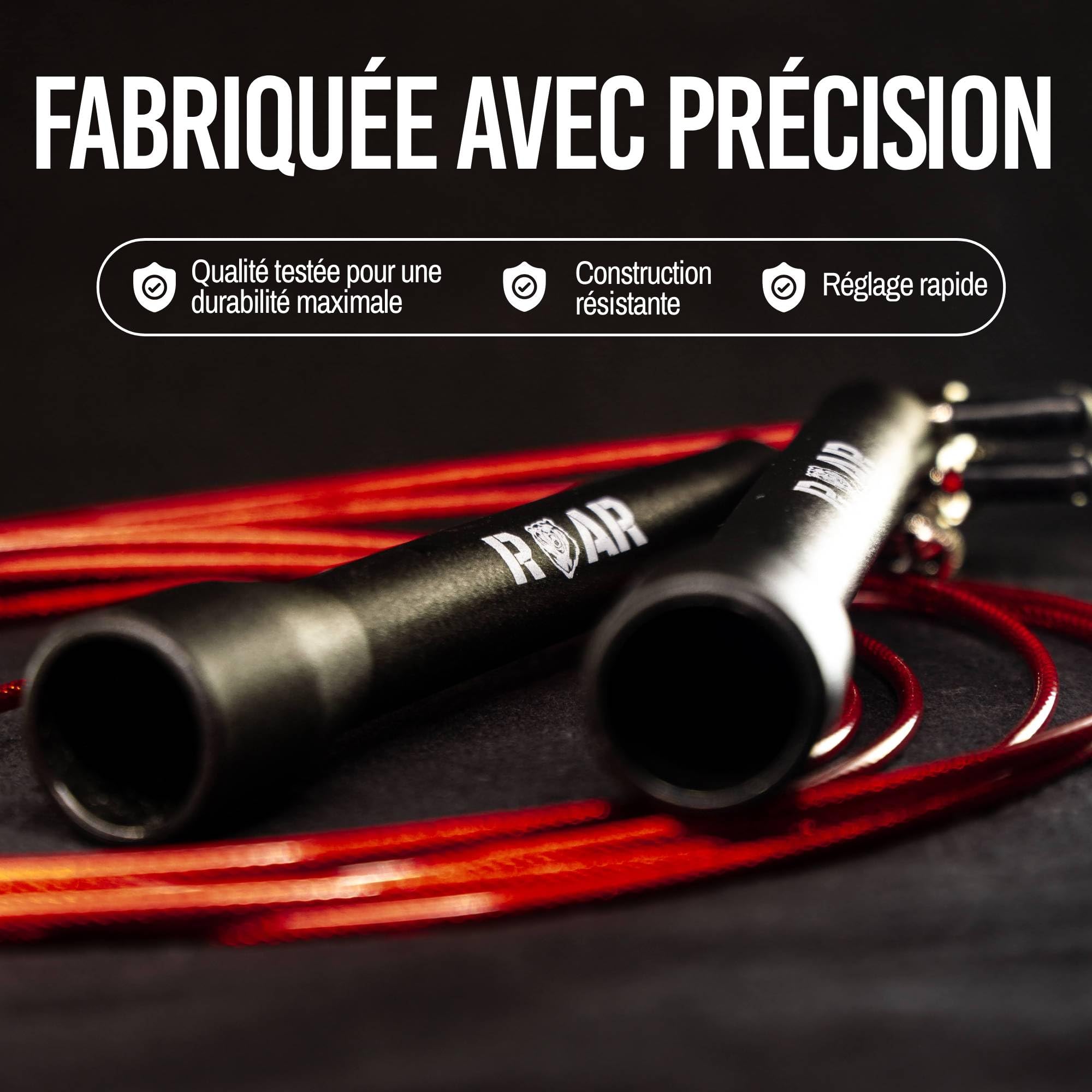 roar-corde-sauter-crossfit-speed-rope-noir-rouge-r-glable image 7