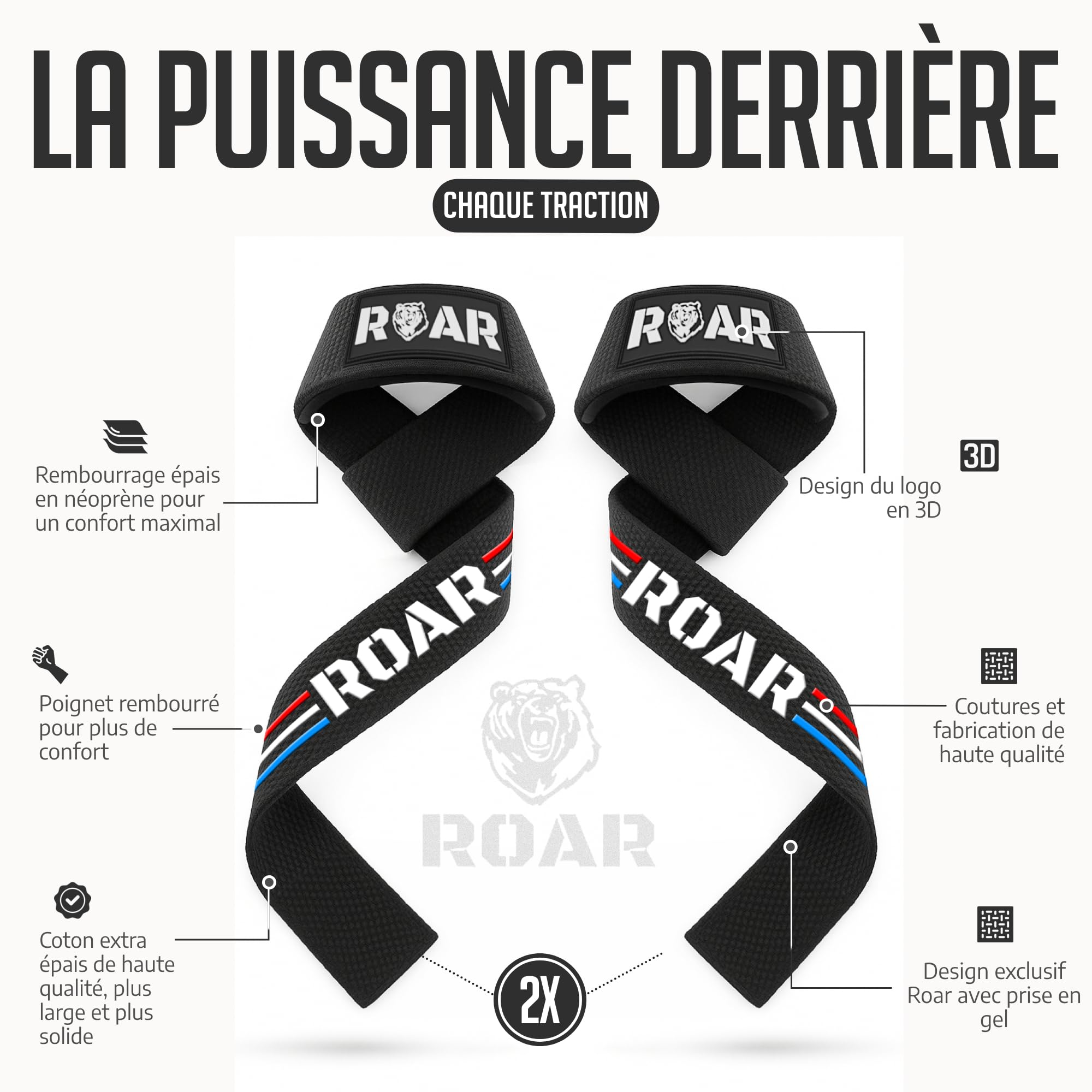 roar-sangles-levage-musculation-coton-la-france-poignet image 3