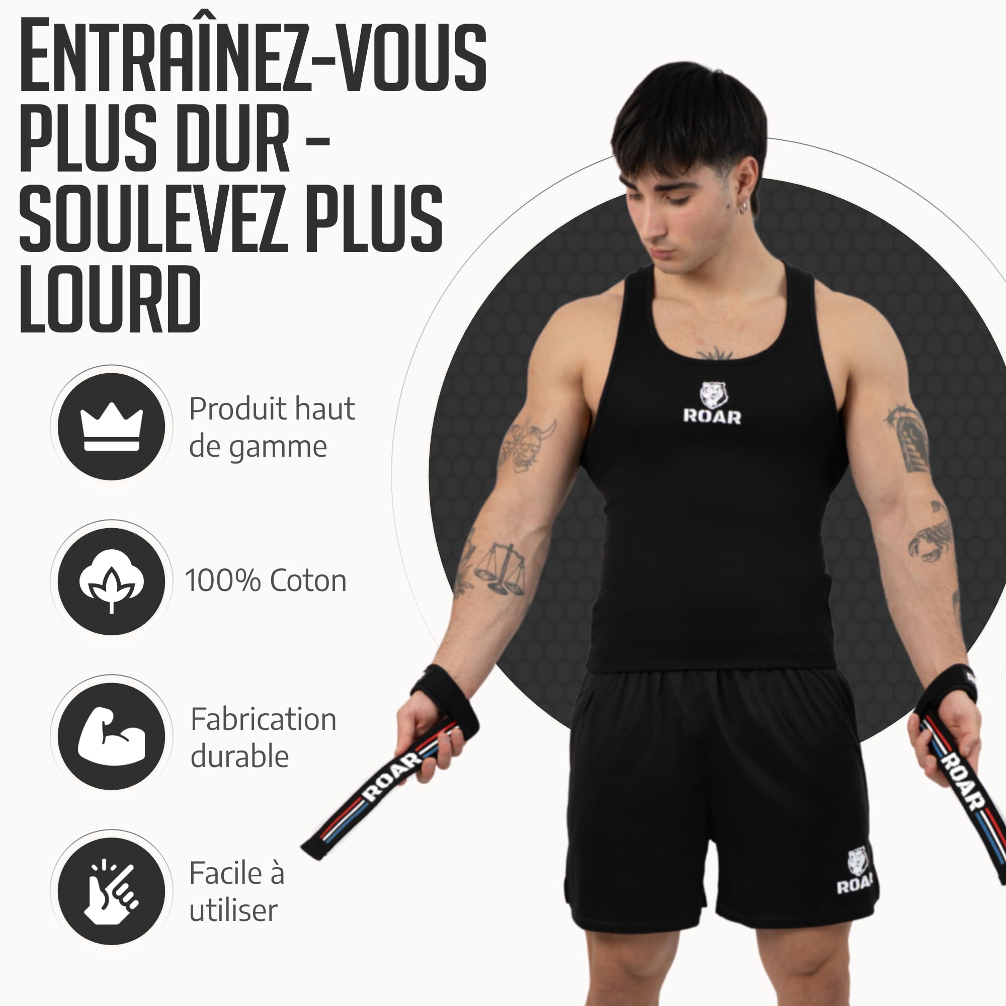 roar-sangles-levage-musculation-coton-la-france-poignet image 7