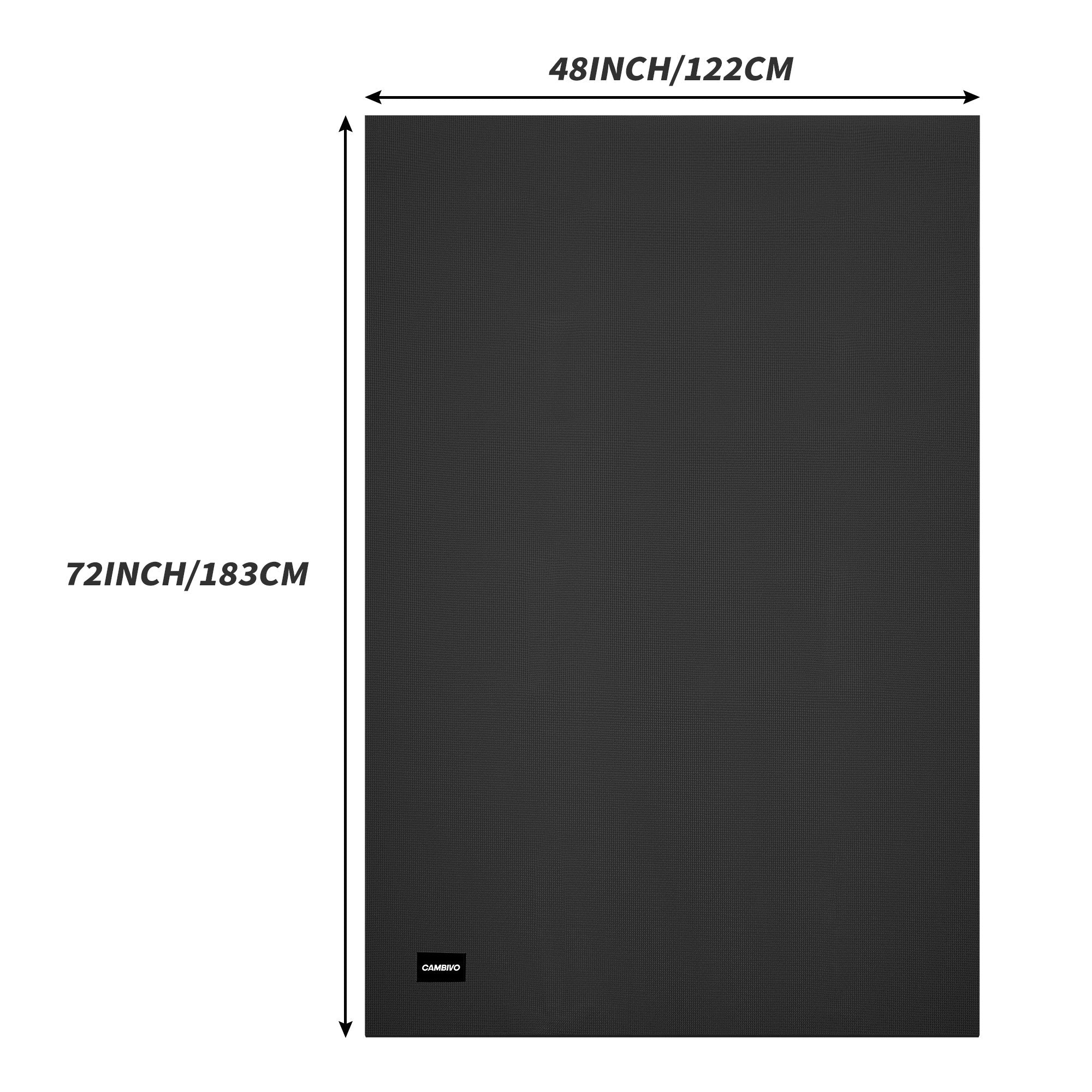 cambivo-yoga-mats-tapis-de-yoga-extra-pais-8mm-noir-large image 5