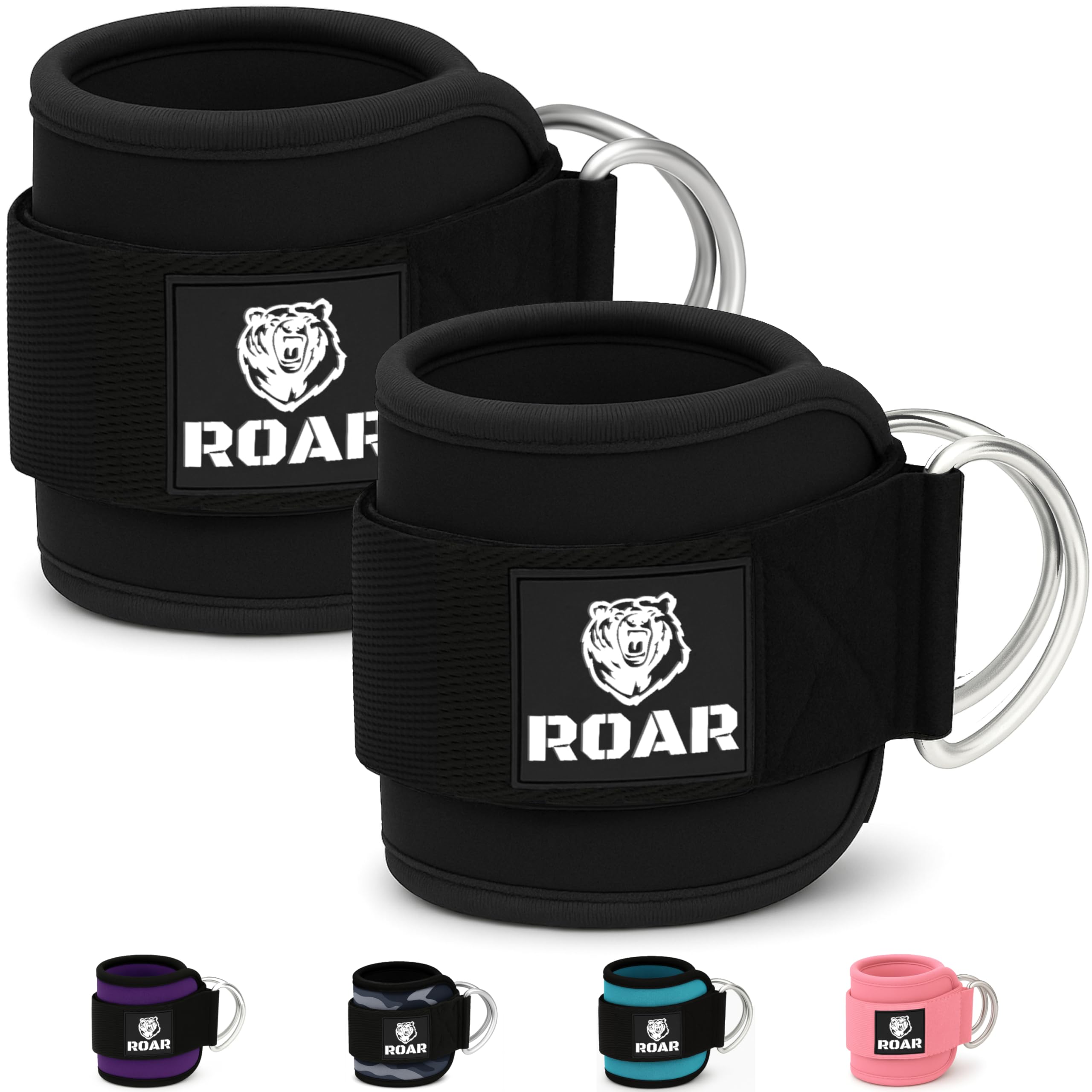 roar-sangles-cheville-poulie-noires-paire-n-opr-ne image 1