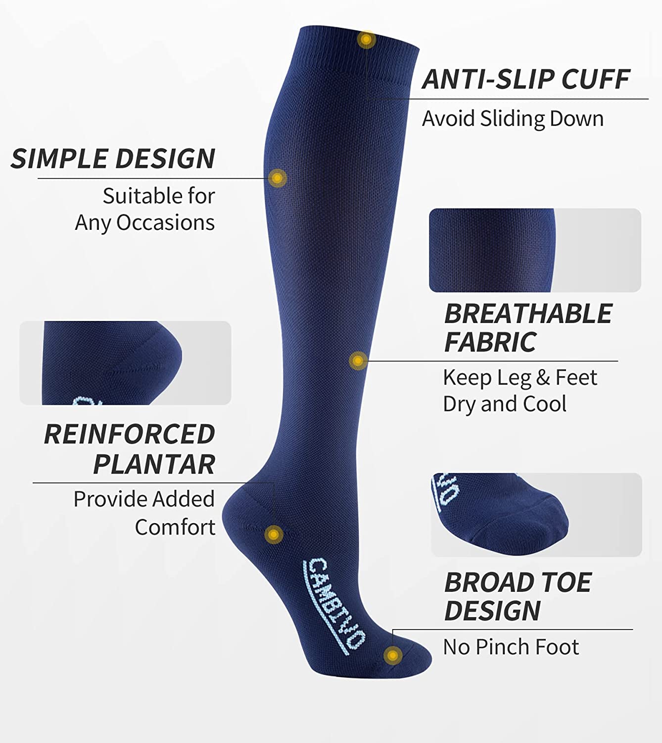 cambivo-compression-socks-chaussettes-contention-bleues-3-paires-20-30-mmhg image 5