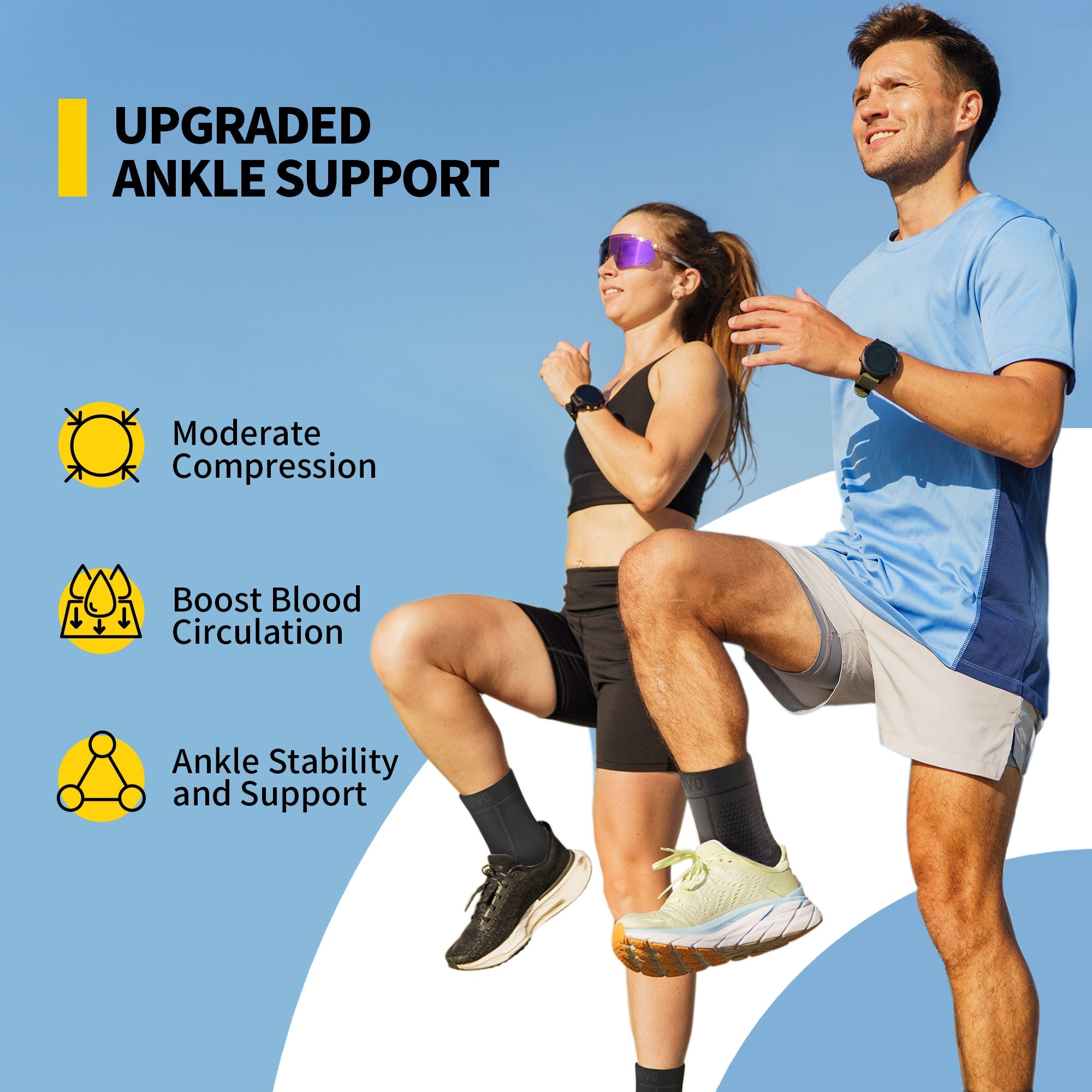 cambivo-ankle-support-chevill-re-compression-noir-1-paire-15-20-mmhg image 5