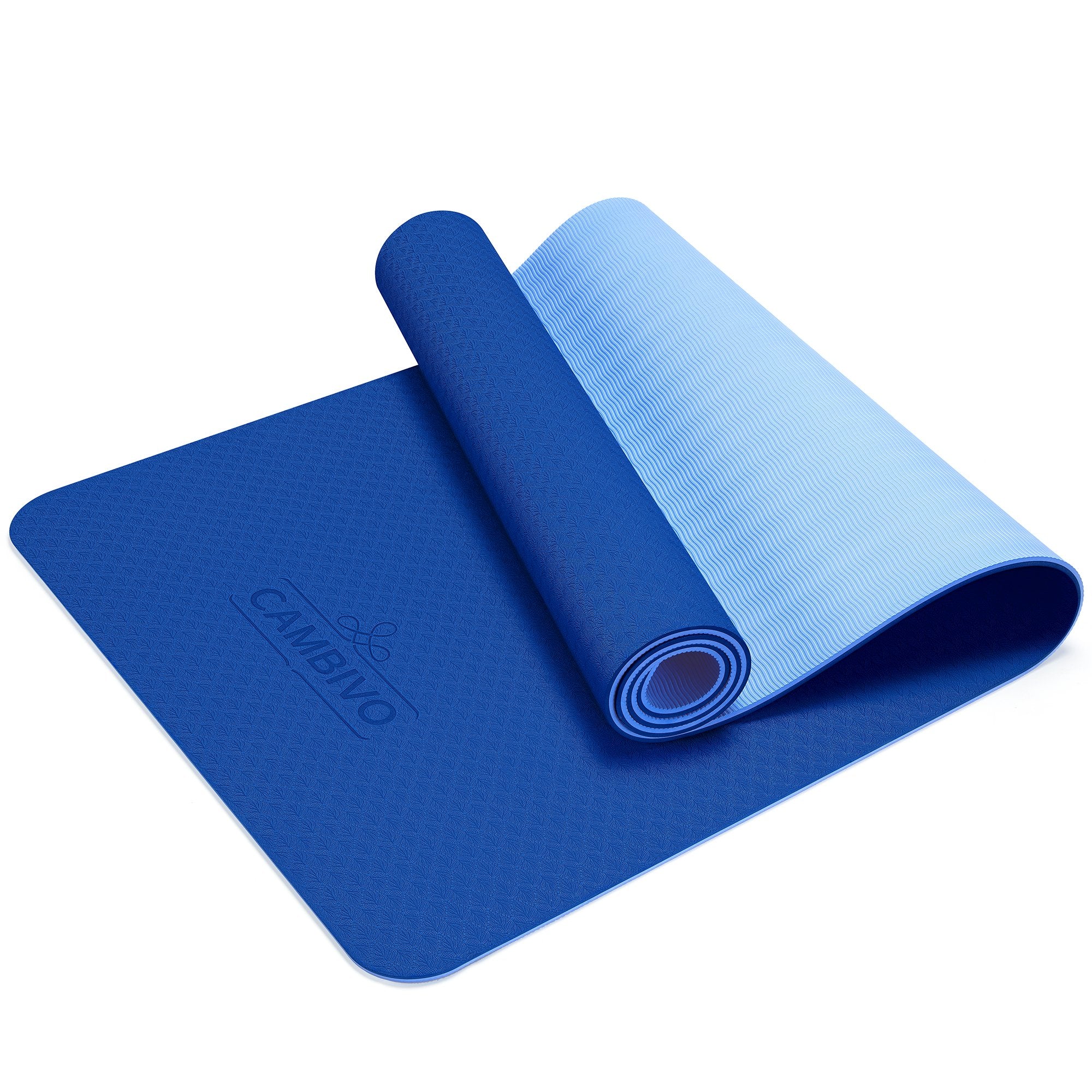 cambivo-yoga-mats-tapis-yoga-tpe-6mm-noir-antiderapant image 2