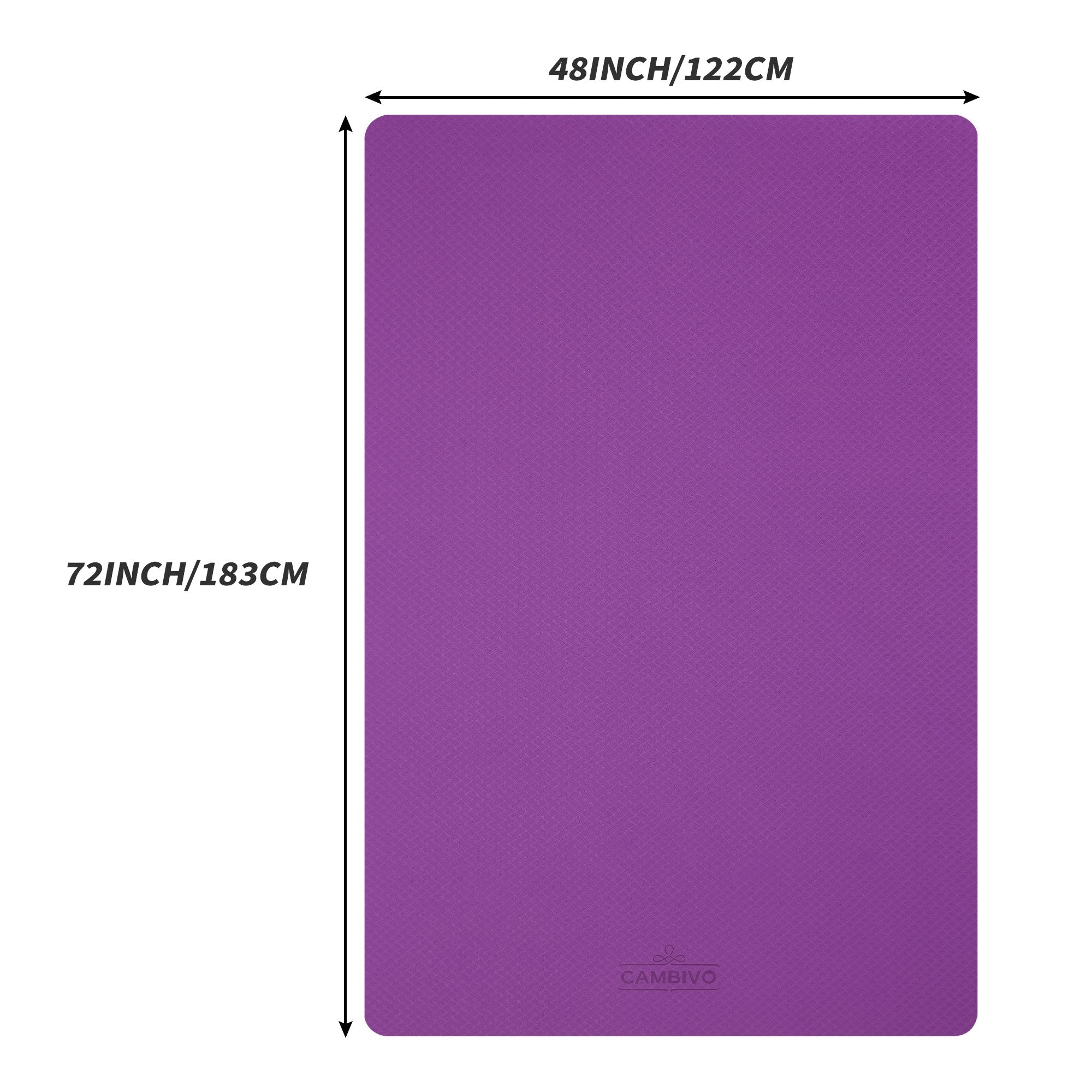 cambivo-yoga-mats-tapis-yoga-large-noir-6mm-antid-rapant image 4