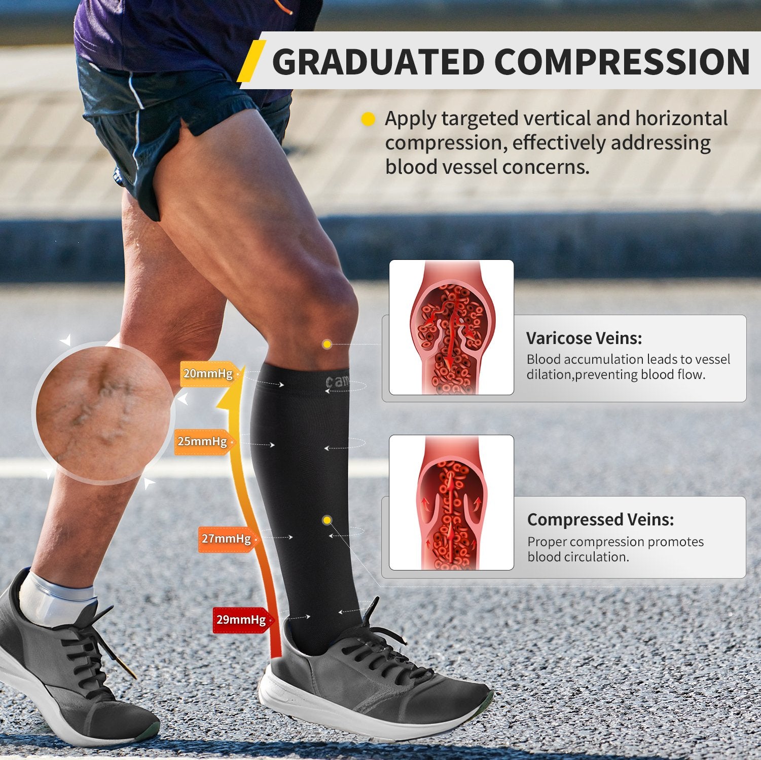 cambivo-ankle-support-chevill-re-compression-paire-noire-taille-m image 3