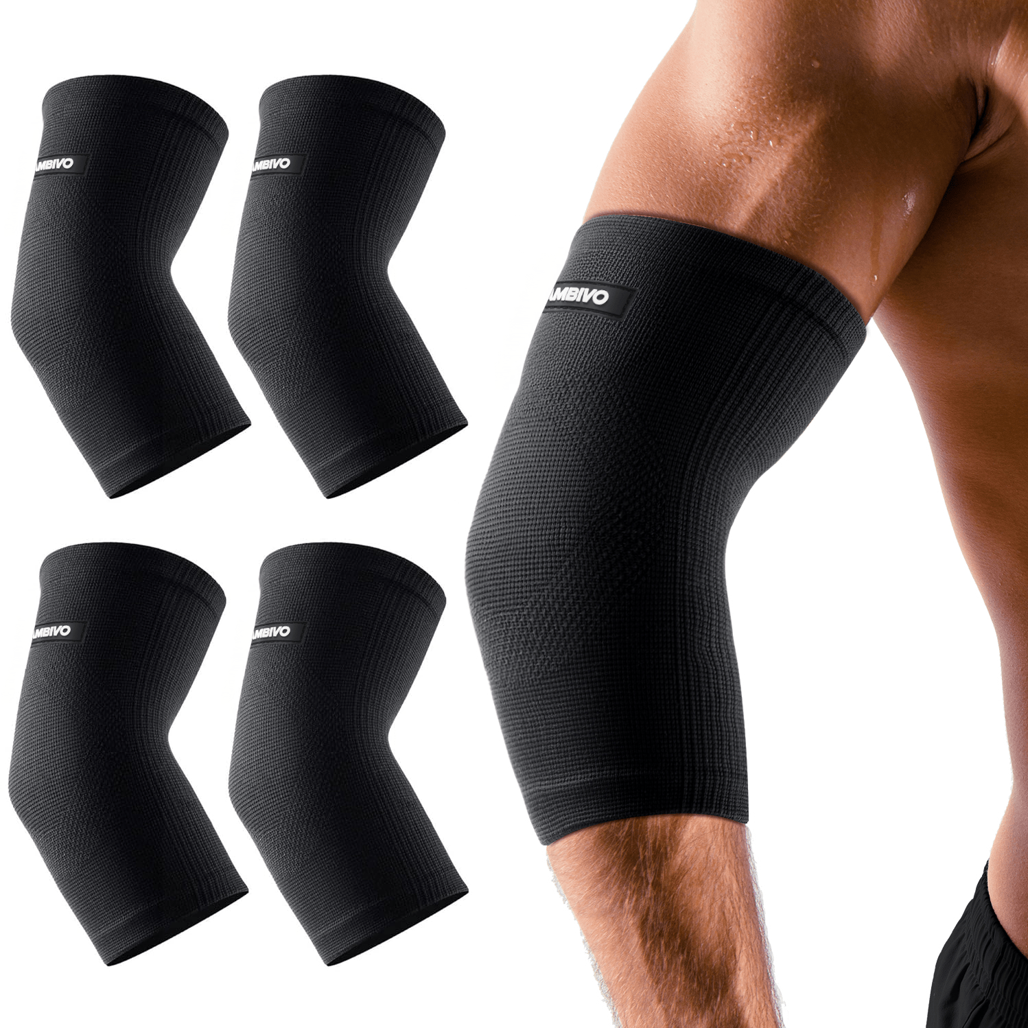 cambivo-elbow-braces-coudi-re-compression-noir-lot-4 image 1