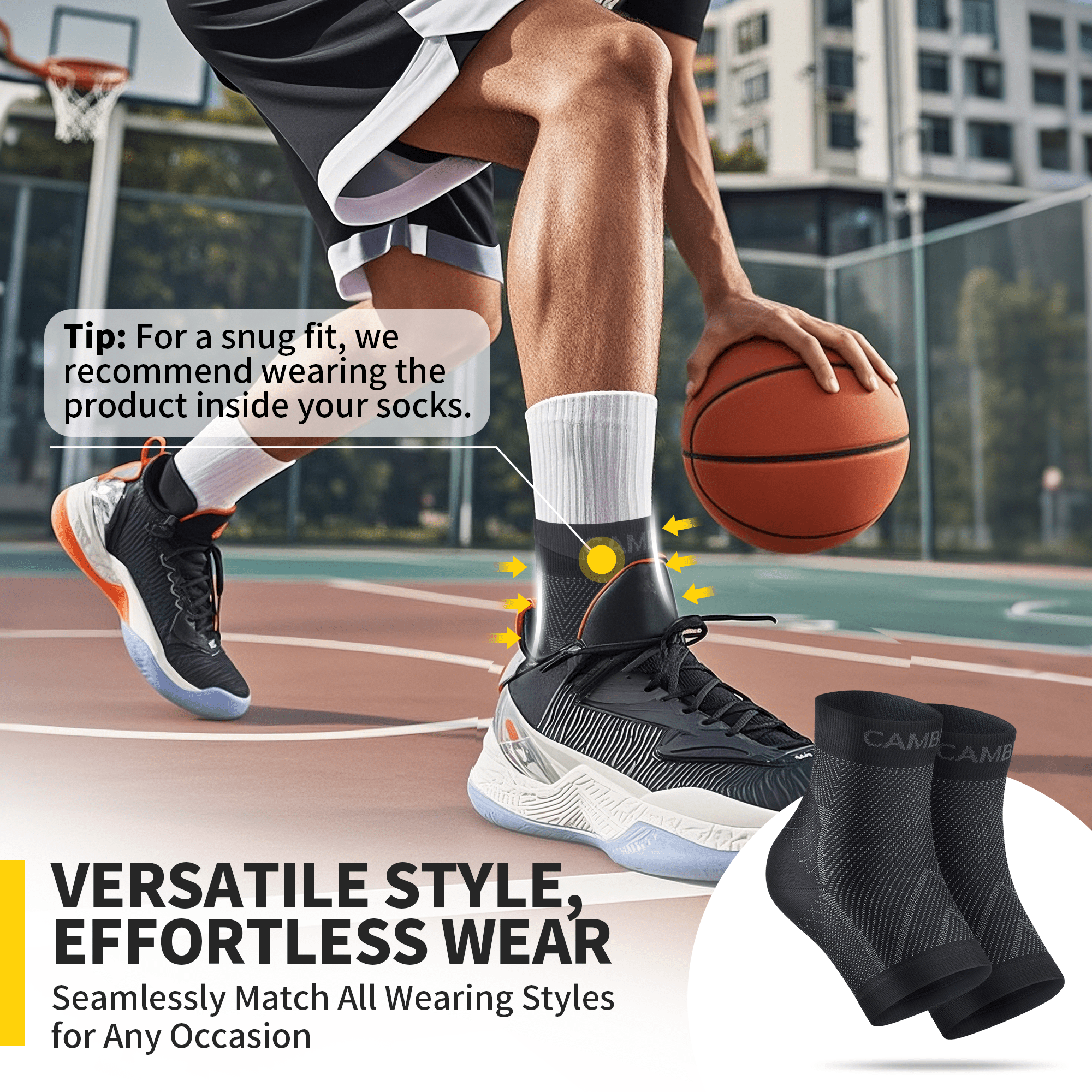 cambivo-ankle-support-chevill-re-compression-noire-1-paire image 4