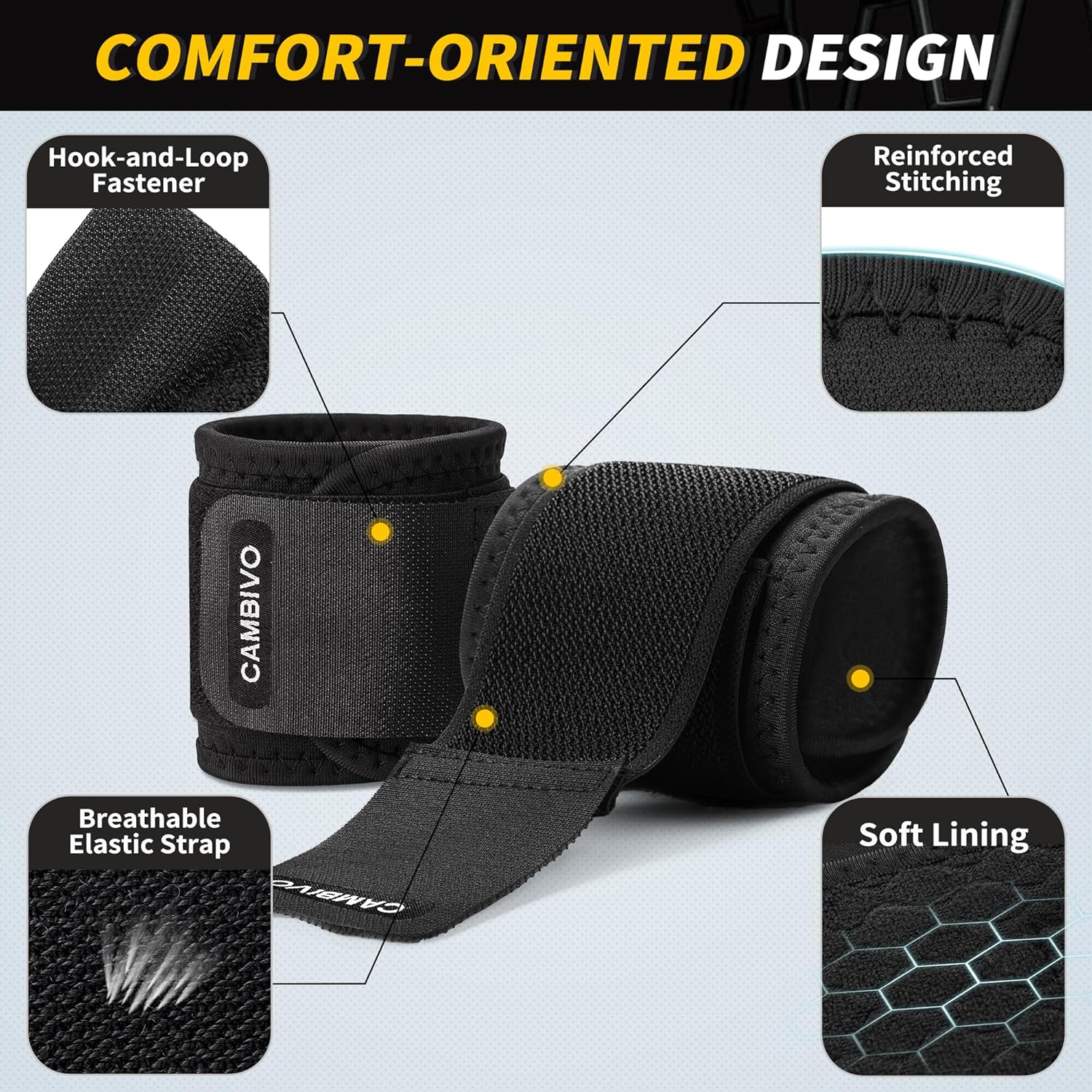 cambivo-wrist-brace-attelle-poignet-compression-noir-lot-2 image 2