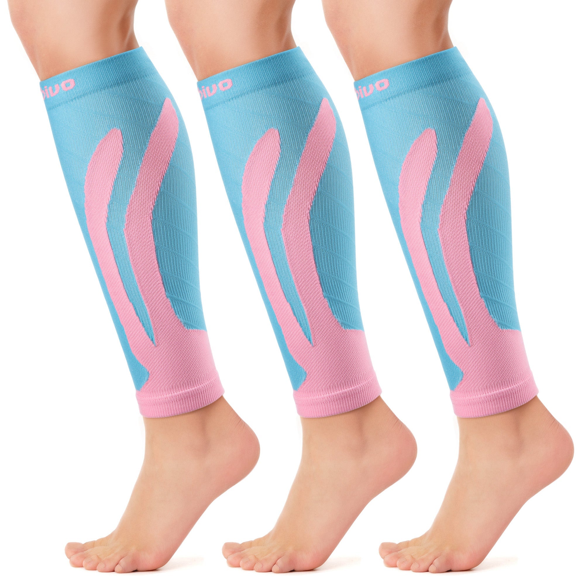 cambivo-calf-sleeves-manchons-mollets-compression-3-paires-noir image 7