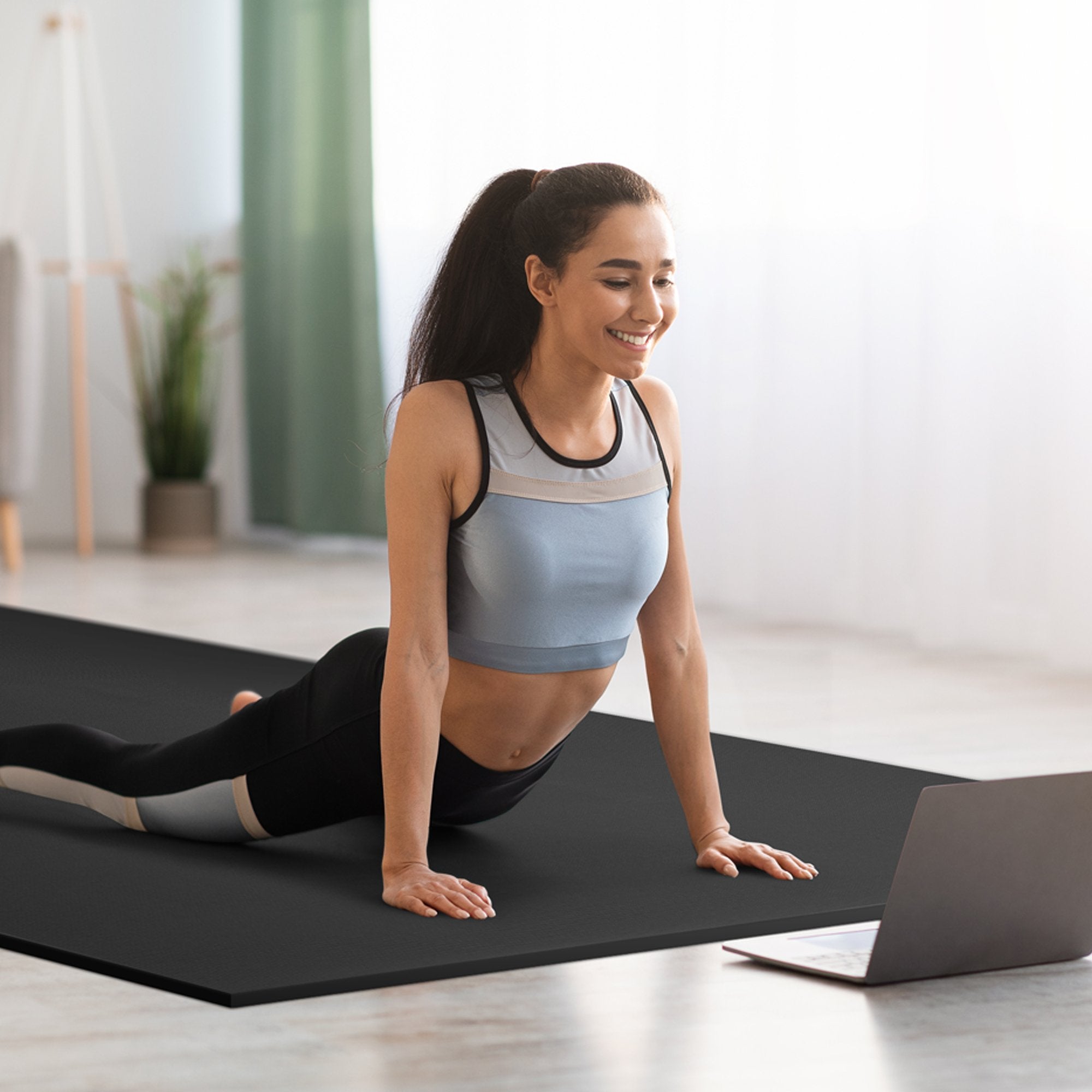 cambivo-yoga-mats-tapis-de-yoga-extra-pais-8mm-noir-large image 4