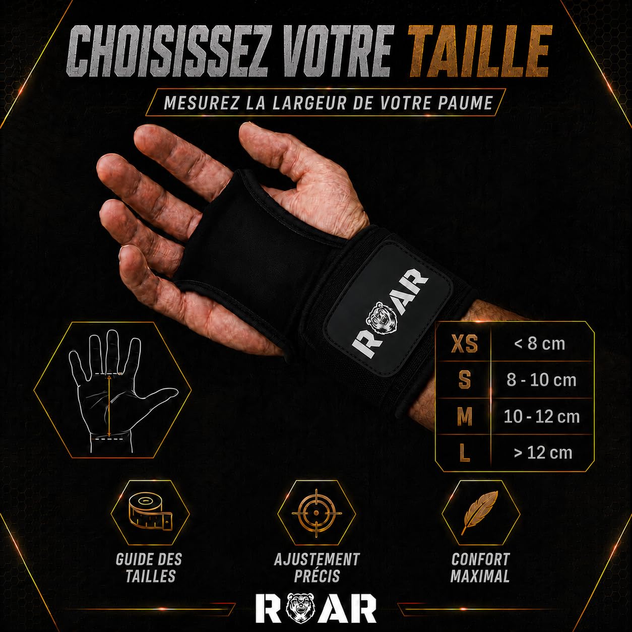 roar-maniques-crossfit-grips-taille-l-paume-cuir-vegan image 5