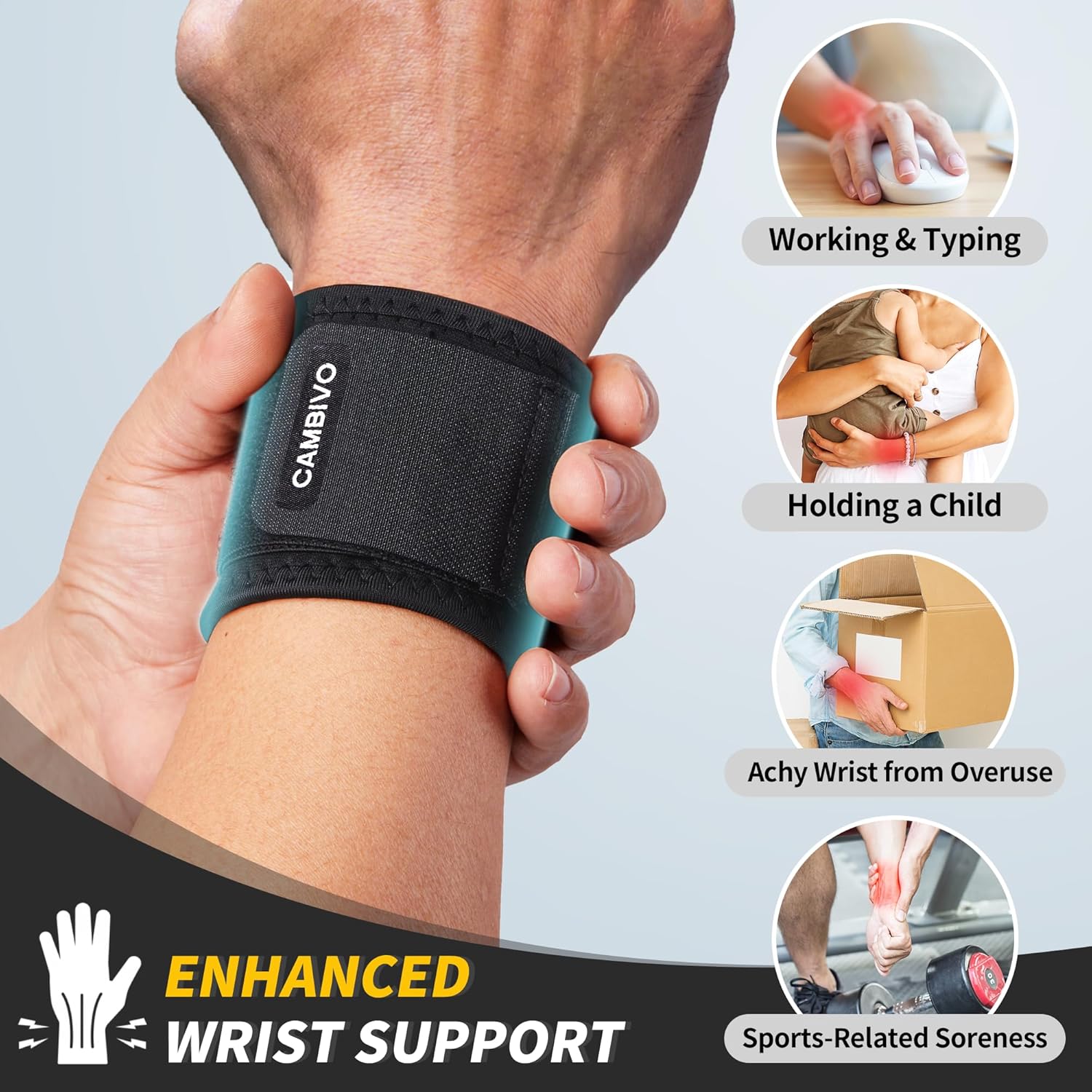 cambivo-wrist-brace-attelle-poignet-compression-noir-lot-2 image 3