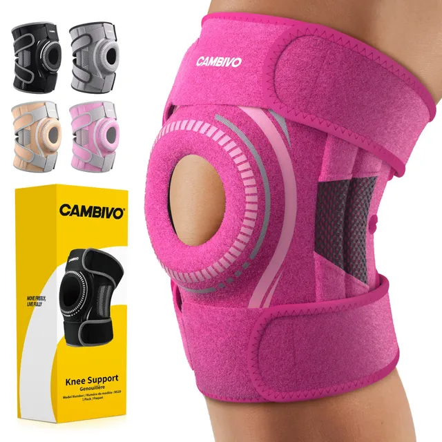 cambivo-genouill-re-rotule-gel-rose-clair-taille-m-l-g-re image 1